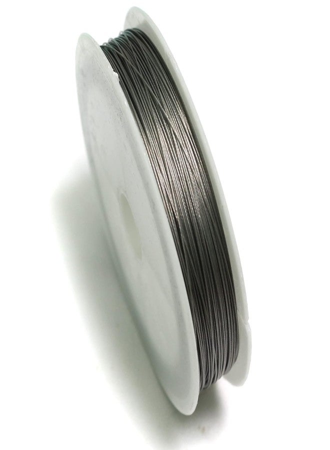 SIJCM Thin wire for Beading jewelry bell Wire Silver for Crafts Work, DIY Jewellery Making and Beading, 0.35 MM, 100 Mtrs - Image 1